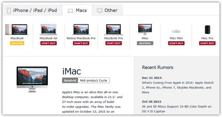 Upgrading Mac
