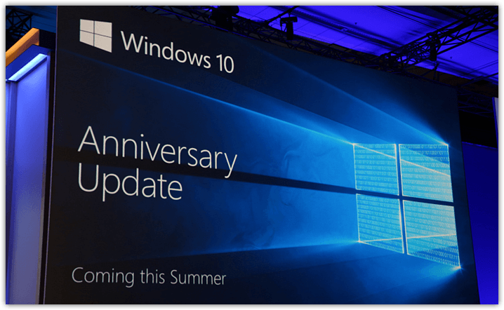 Windows 10 Anniversary update