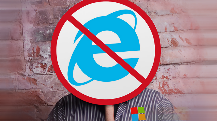 Internet Explorer down failure