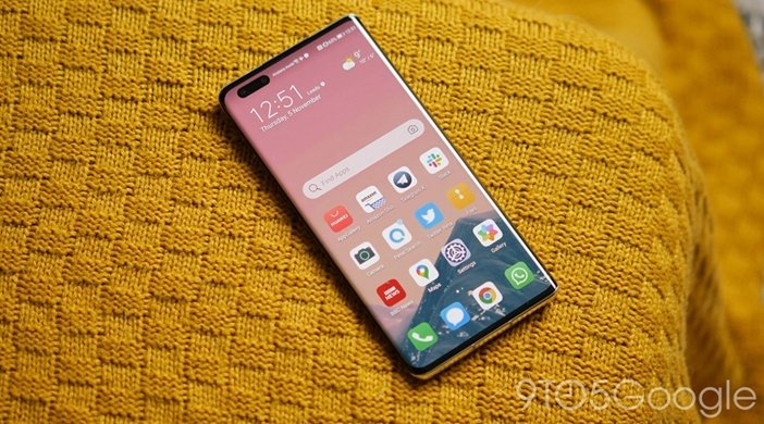 Huawei Mate 40 Pro благодаря экрану находится в топе рейтинга безрамочных смартфонов
