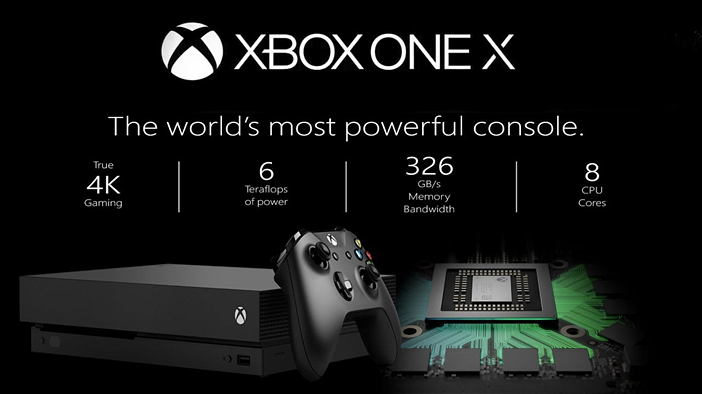 Отличия Xbox One X