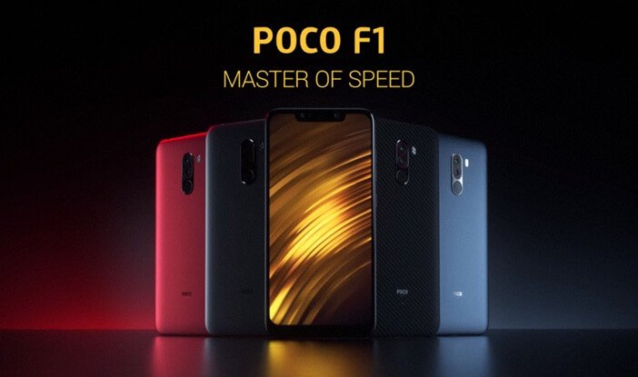 PocoPhone F1 все цвета корпуса