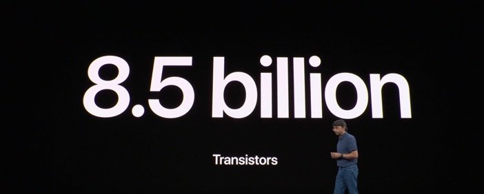 Число транзисторов в Apple A13