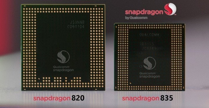 Snapdragon 835 существенно меньше по площади, чем Snapdragon 820