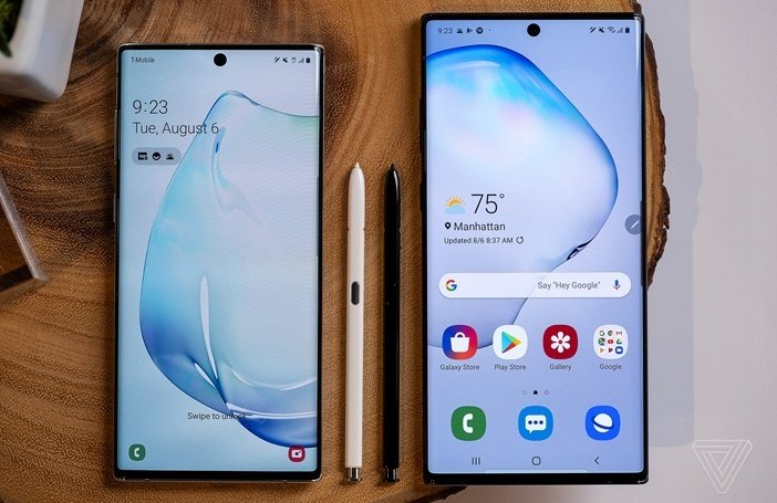 Note 10 и Note 10+ сравнение размеров