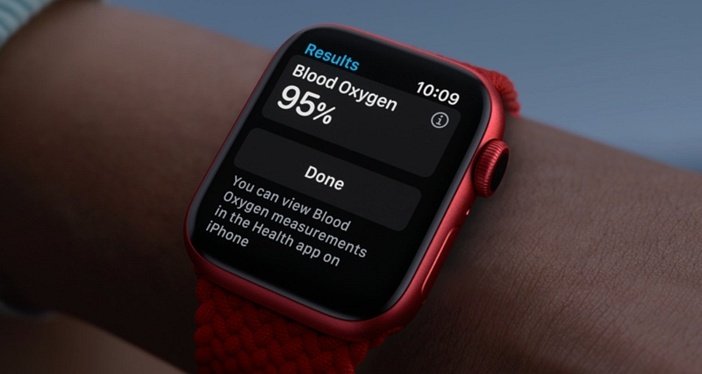 Определение насыщение крови кислородом - главная новая функция Apple Watch 6