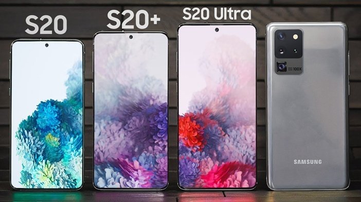 Galaxy S20, S20+ и S20 Ultra бок о бок