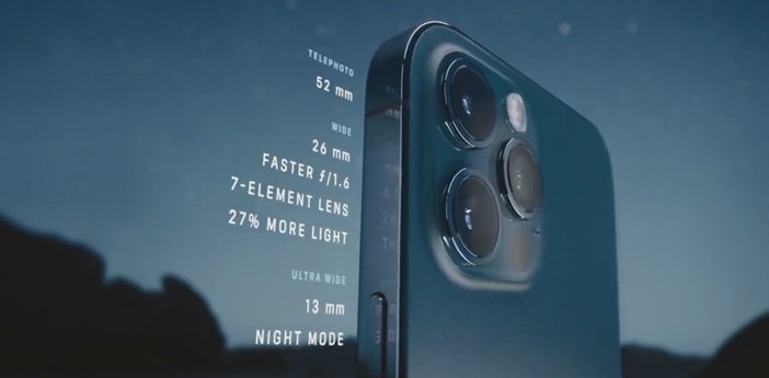 Характеристики камеры iPhone 12 Pro